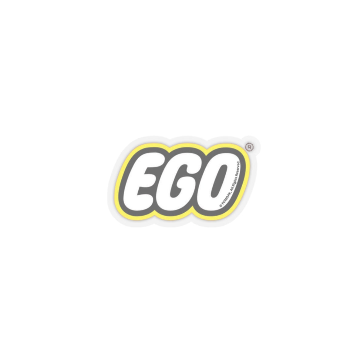 Kiss-Cut Stickers - EGO logo