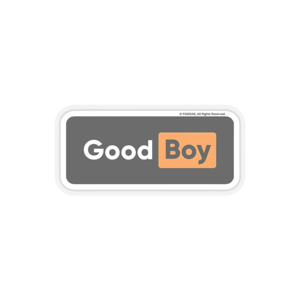 Kiss-Cut Stickers - Good Boy