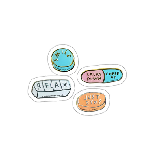 Kiss-Cut Stickers - Pills To Relax